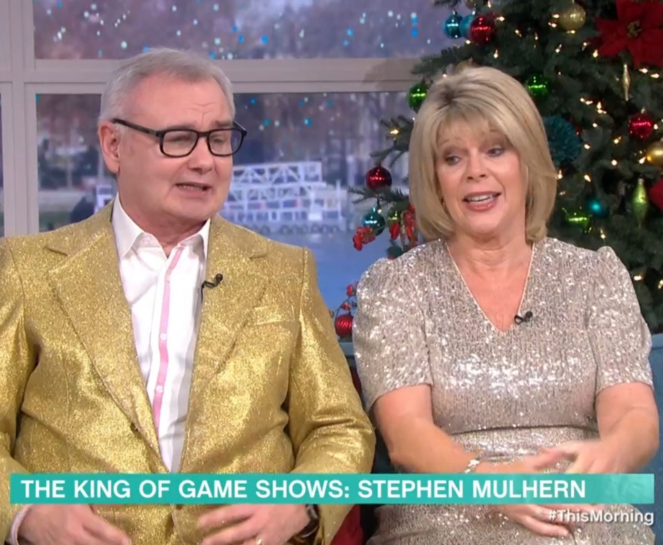 He and Ruth wore matching sparkly outfits for their last show yesterday