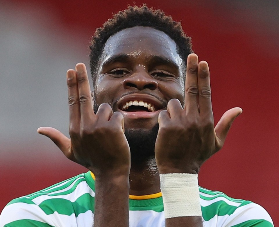 Juventus and AC Milan are chasing Celtic star Odsonne Edouard