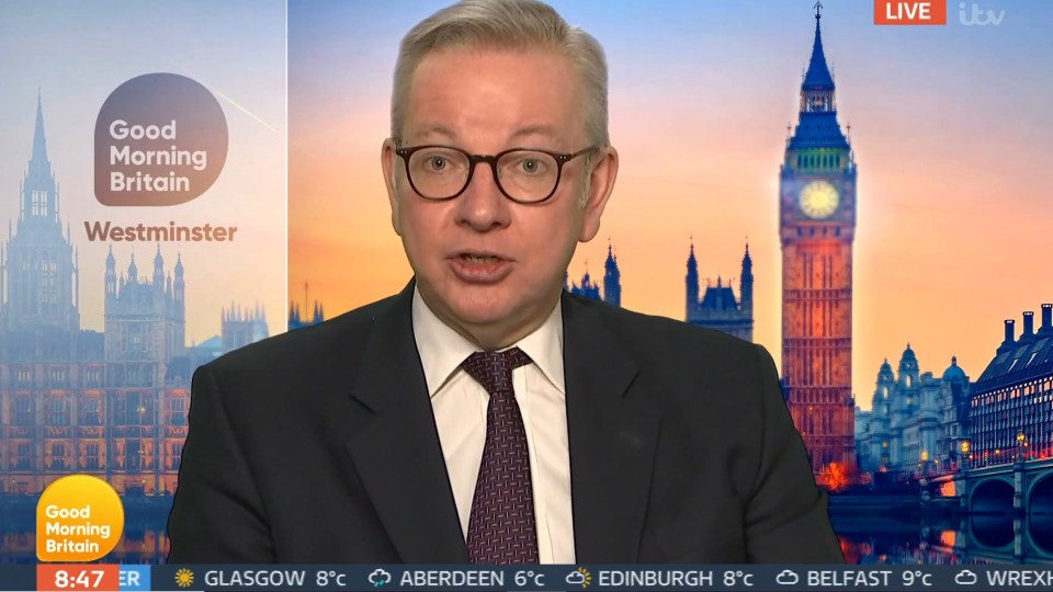 It was Gove's first appearance on the show in eight months