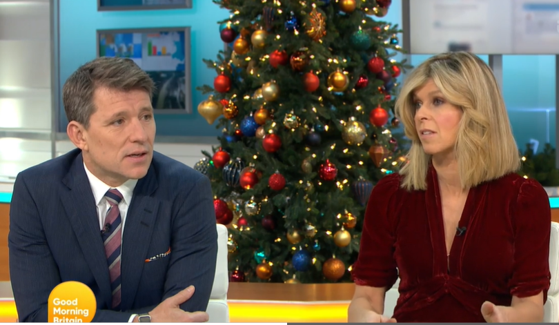 Kate Garraway got to thank the NHS staff who looked after her husband