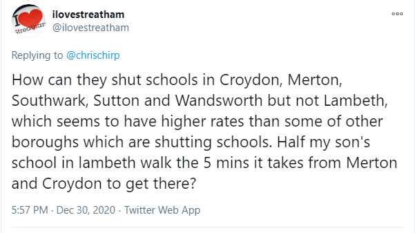 London boroughs have seen different rules despite high rates