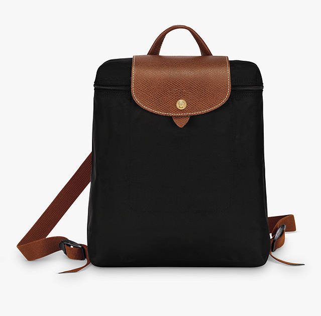  Longchamp Le Pliage Original Backpack, Black