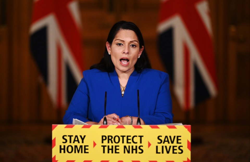 Priti Patel rapped the minority not sticking by the rules