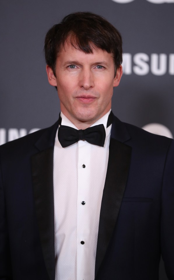 Fans thought James Blunt could be under the Viking costume