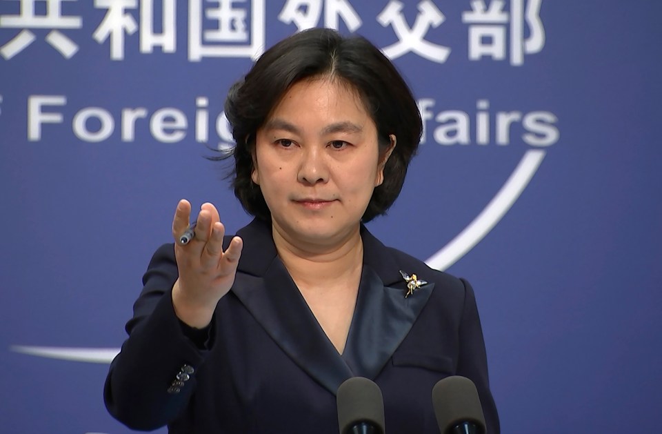 Chinese foreign ministry spokesperson Hua Chunying claimed the coronavirus could have come from a US military lab