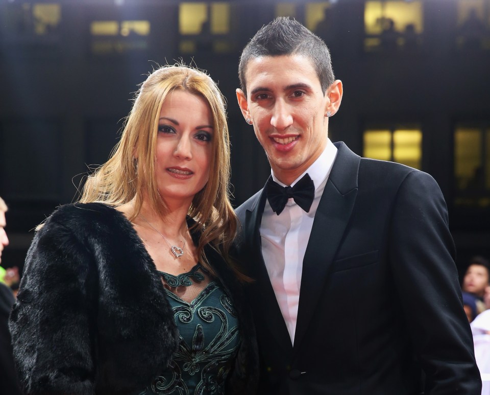 Di Maria's wife Jorgelina has urged him to stay in Paris