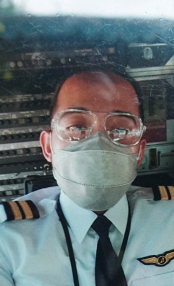 The plane's co-pilot Fadly Satrianto