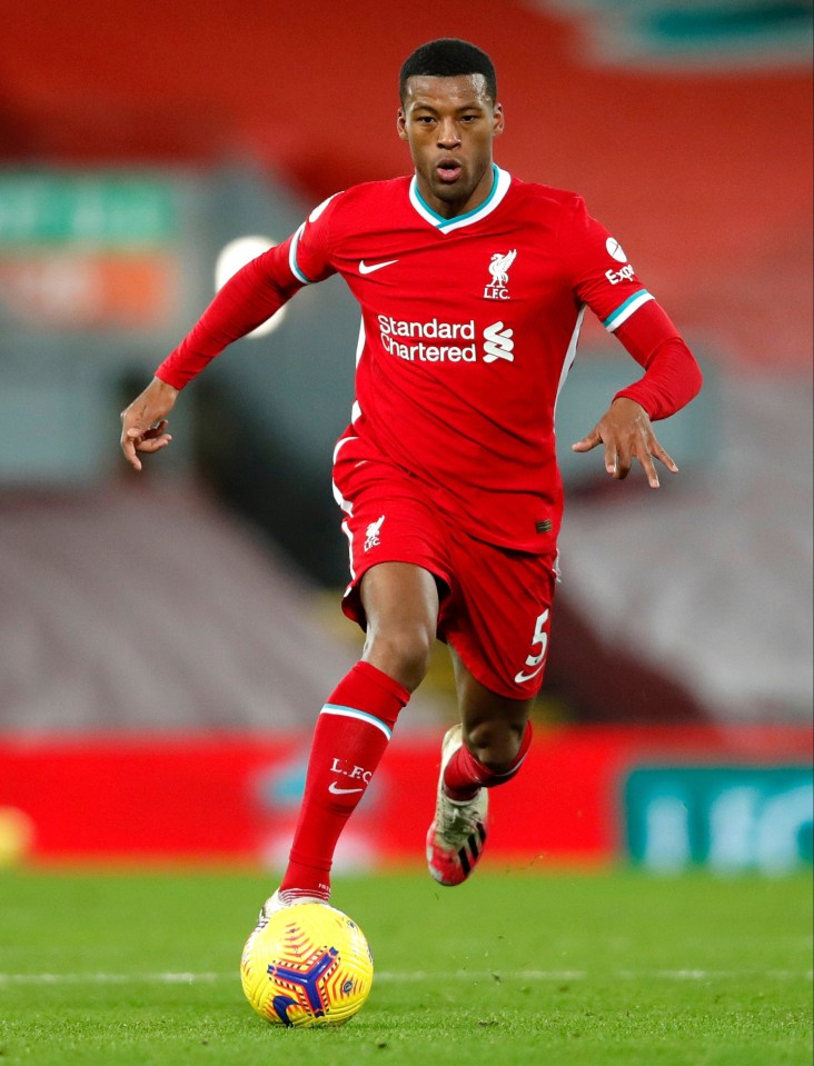 Liverpool's Gini Wijnaldum is also a Barca target