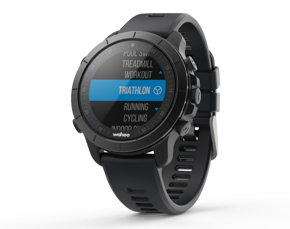 The Wahoo ELEMNT RIVAL GPS multi-sports watch