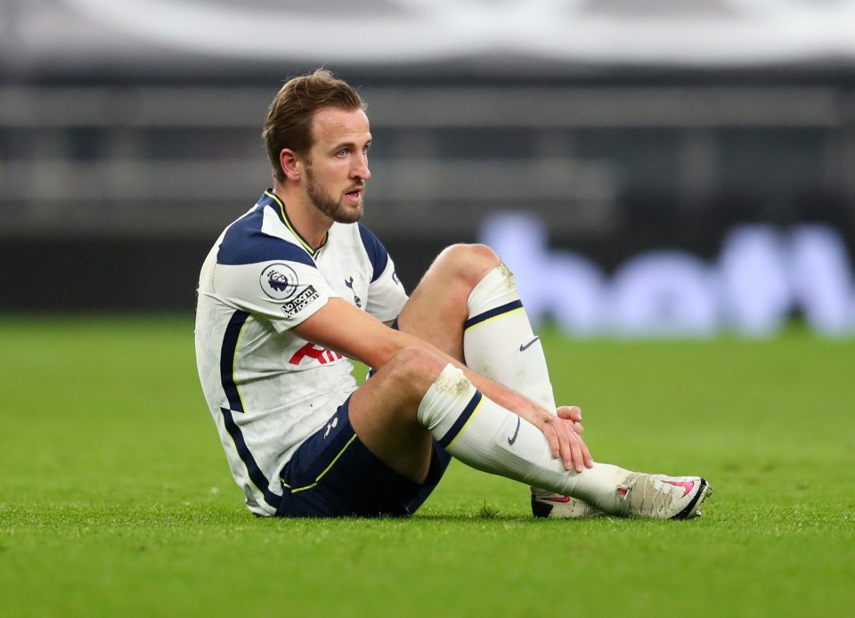 Harry Kane injured both ankles against Liverpool