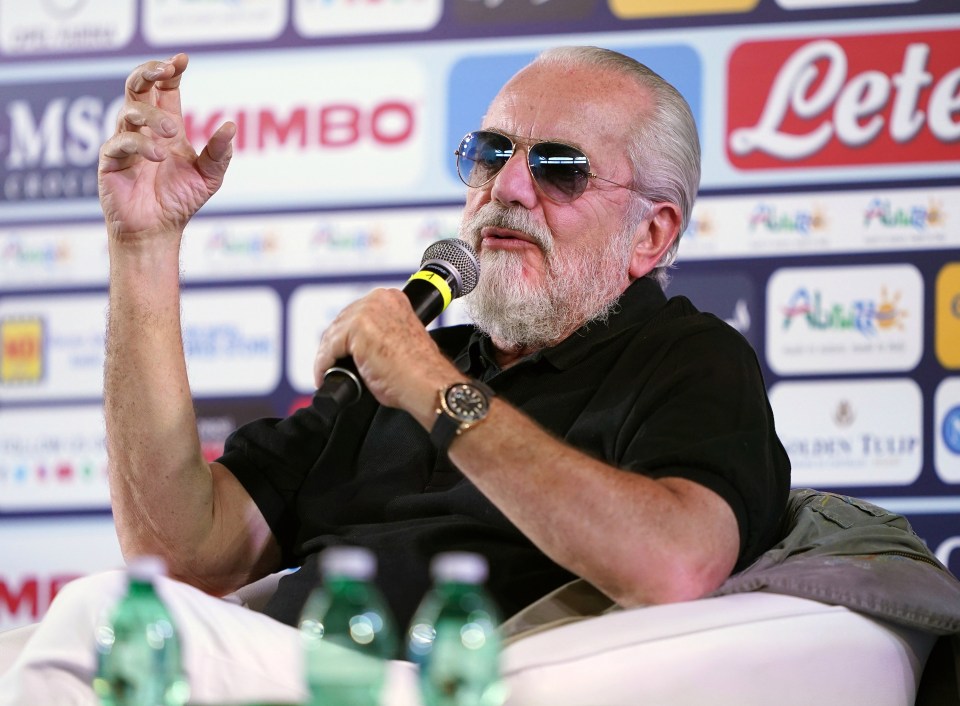 Napoli owner Aurelio De Laurentiis will laugh off any bid under £100m for Koulibaly this month