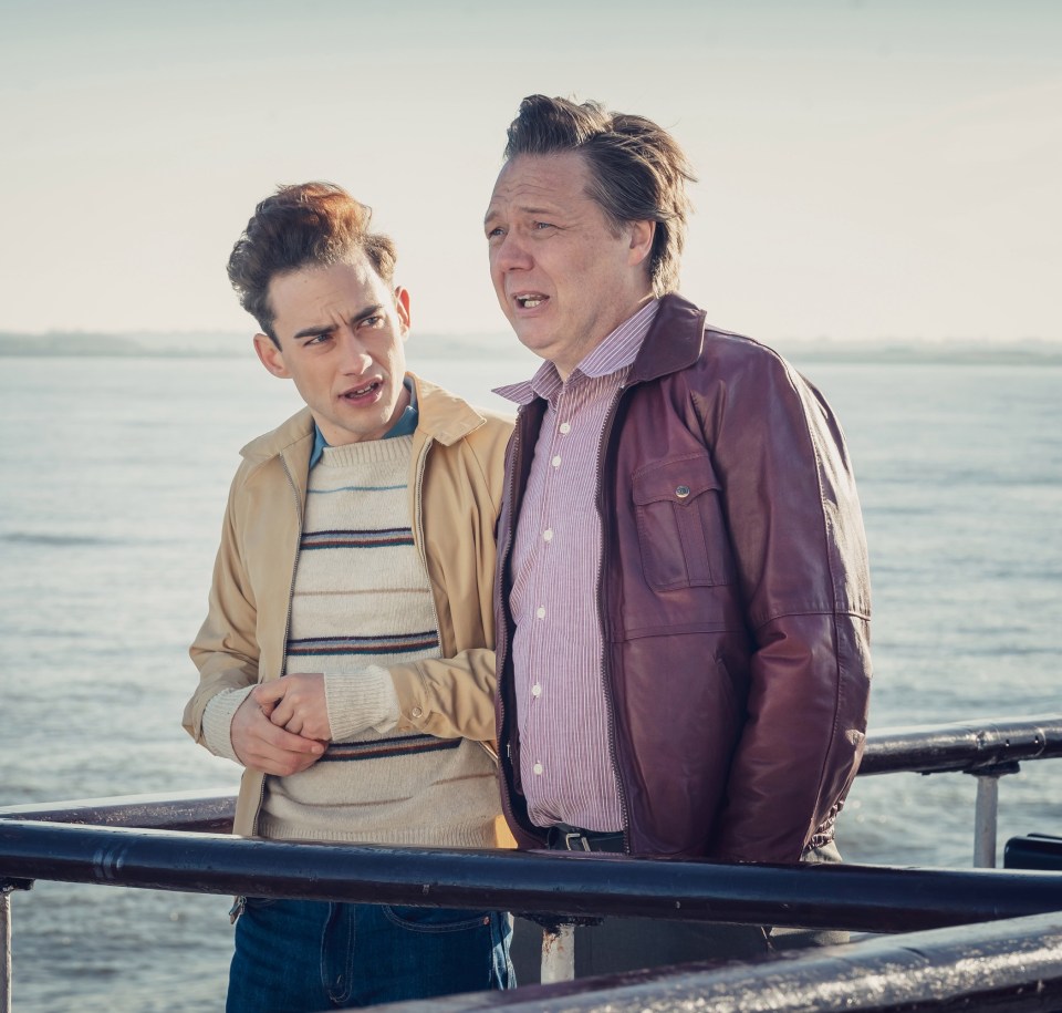 Olly Alexander's Ritchie Tozer and his dad Clive, played by Shaun Dooley