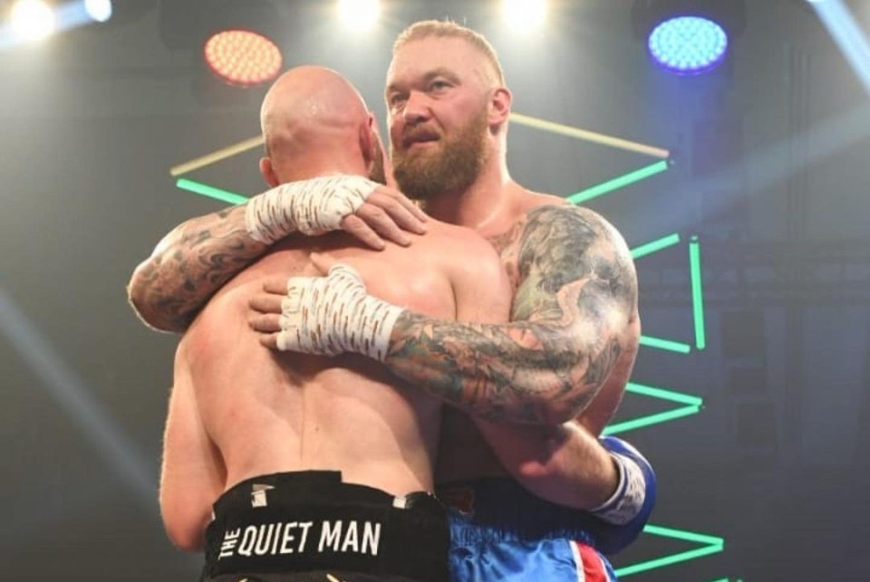 Hafthor Bjornsson has vowed to knock Eddie Hall out after drawing with Steven Ward