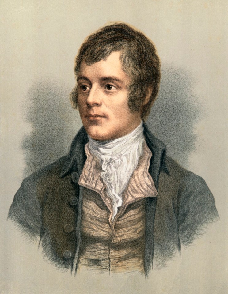  Robert Burns wrote Auld Lang Syne, which is sung on New Year's Eve