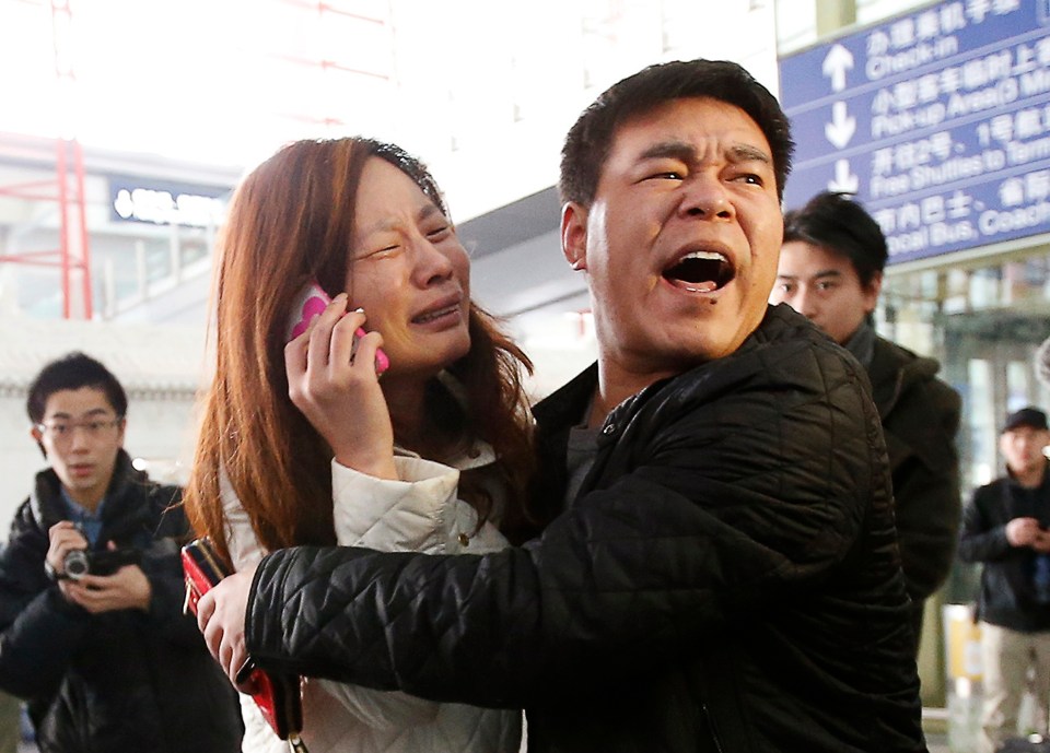 A relative of a passenger onboard Malaysia Airlines flight MH370