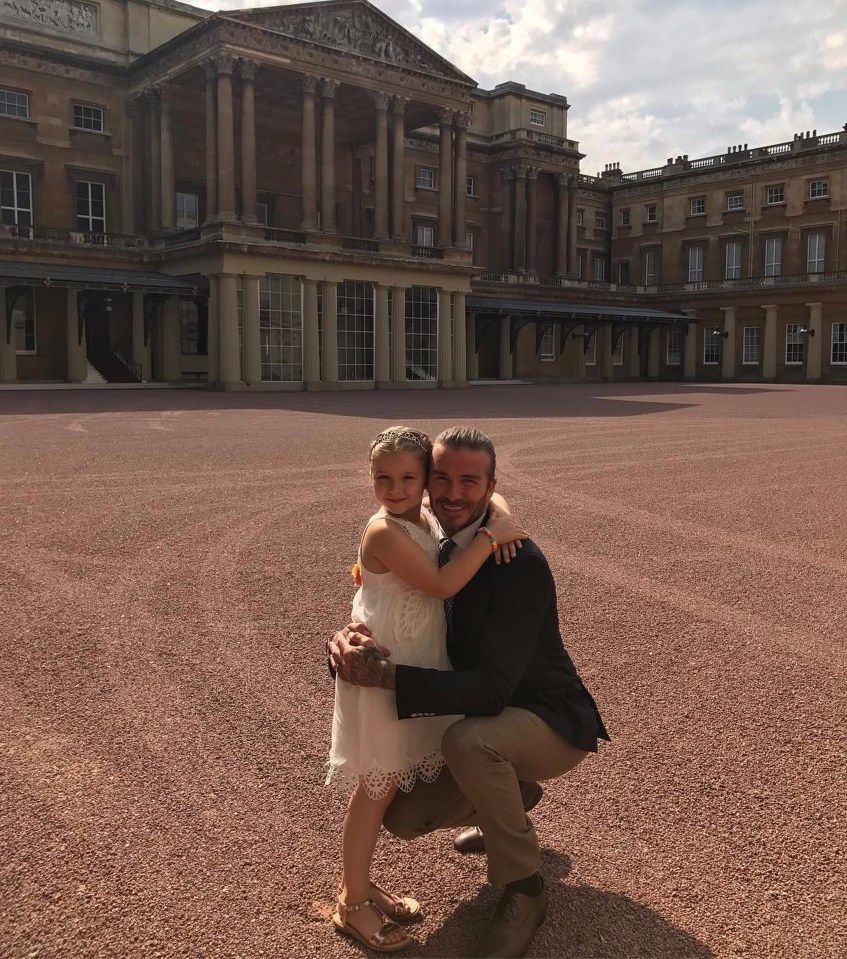 For her sixth birthday, little Harper had tea at Buckingham Palace