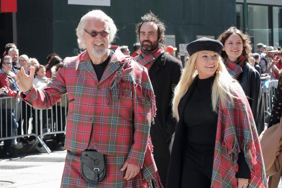 Billy with his wife Pamela in New York before they moved to Florida