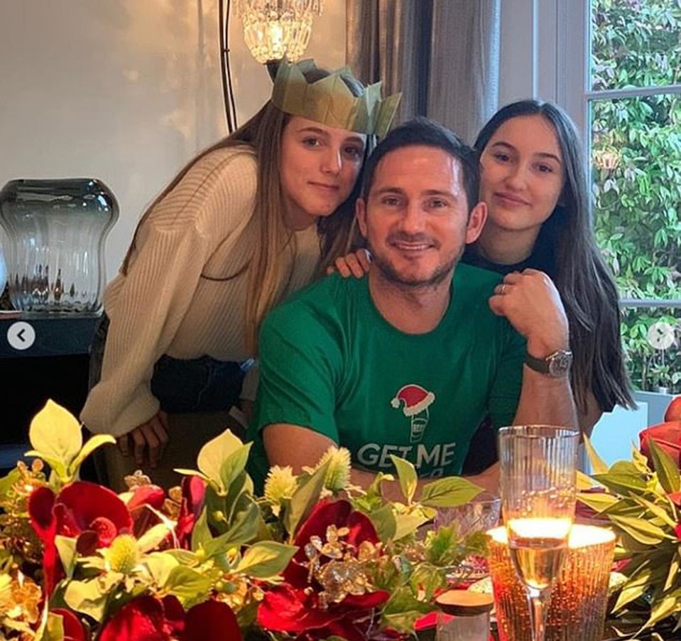 Frank with his daughters Luna and Isla 