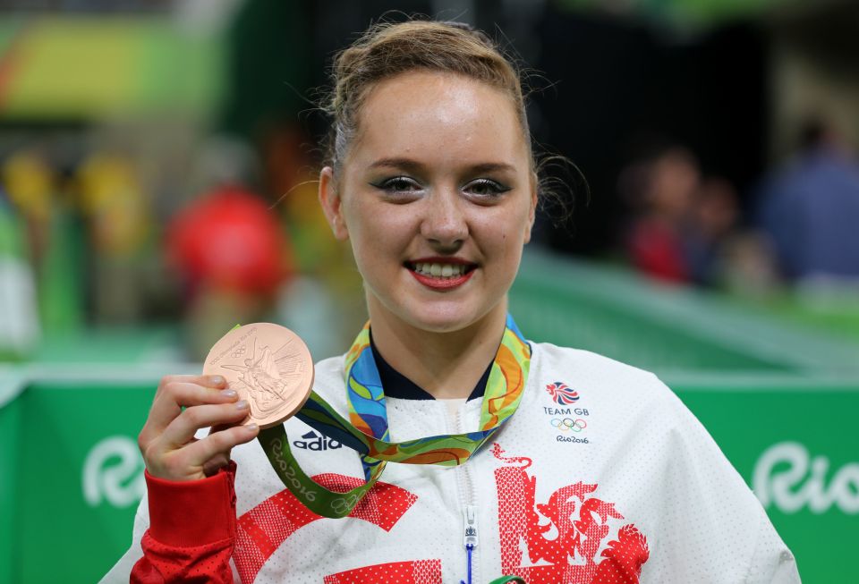 Amy, a bronze Olympic medallist, quit gymnastics in January 2020