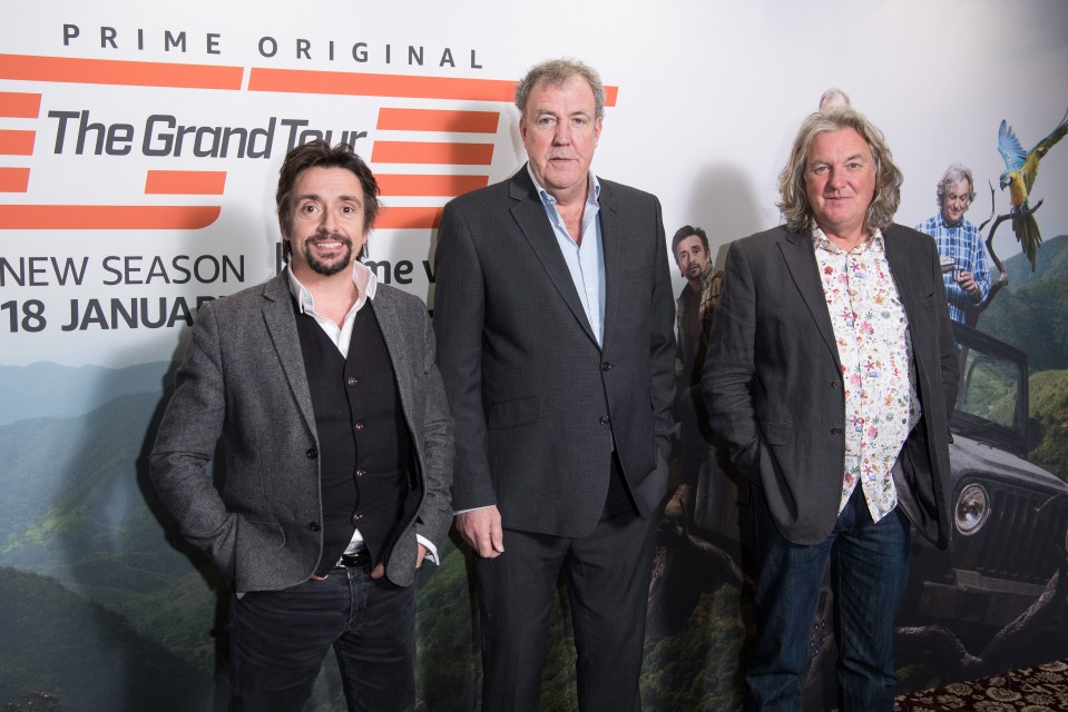 Jeremy with his The Grand Tour co-stars