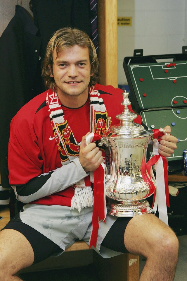 He was on the bench when United defeated Millwall 3-0 in the 2004 FA Cup final