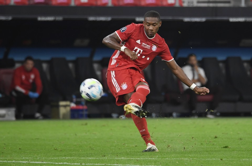 David Alaba will leave Bayern Munich on a free transfer 