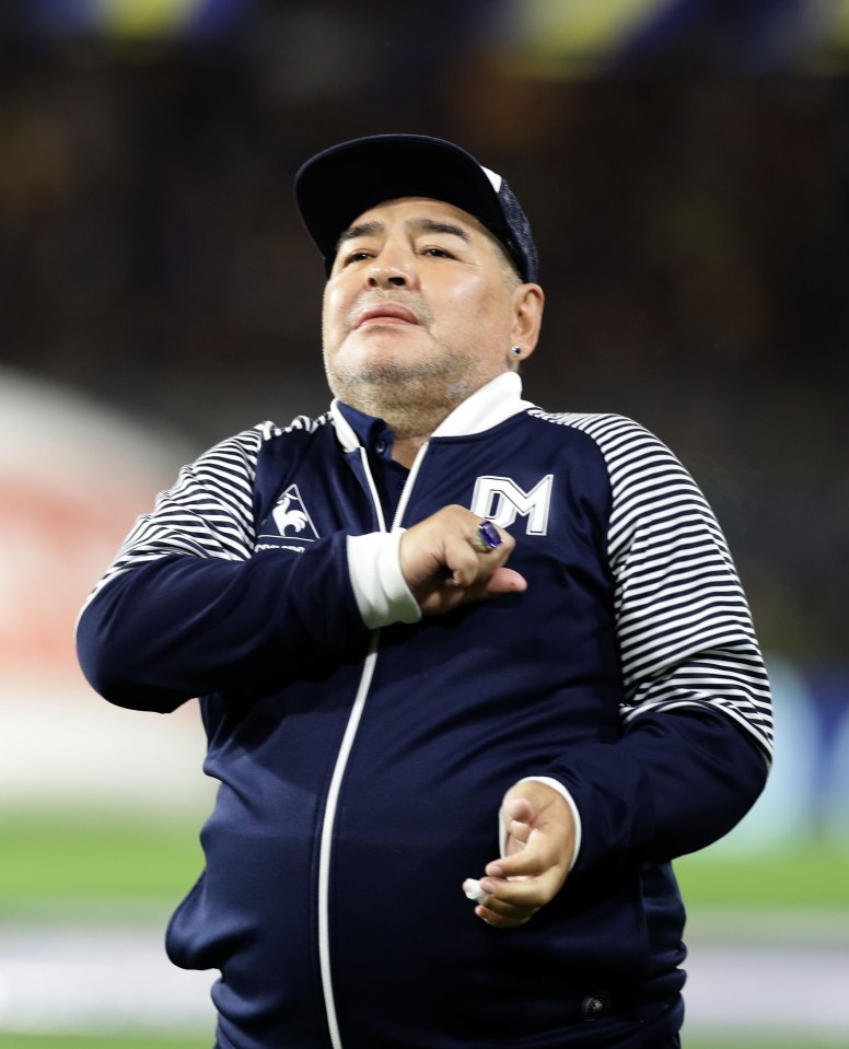 Maradona died at his home in November aged 60 following a heart attack after a brain op