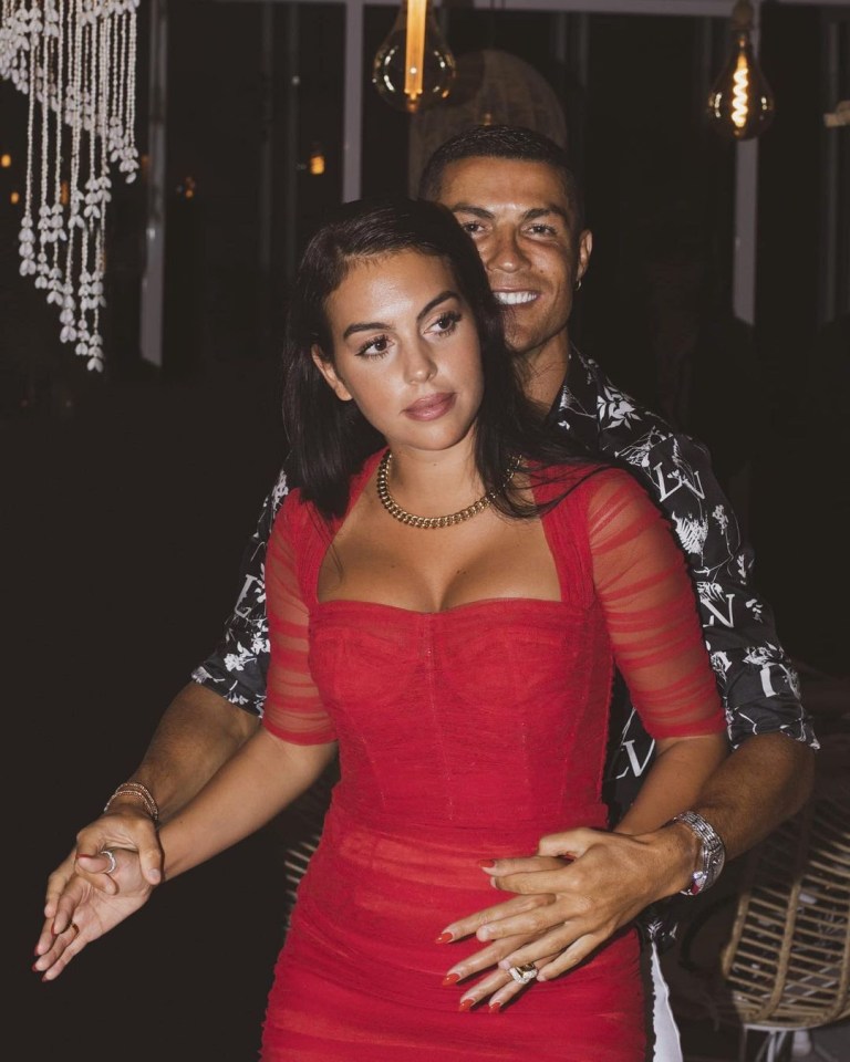 Cristiano Ronaldo posted a photo of himself with Georgina Rodriguez alongside a birthday message