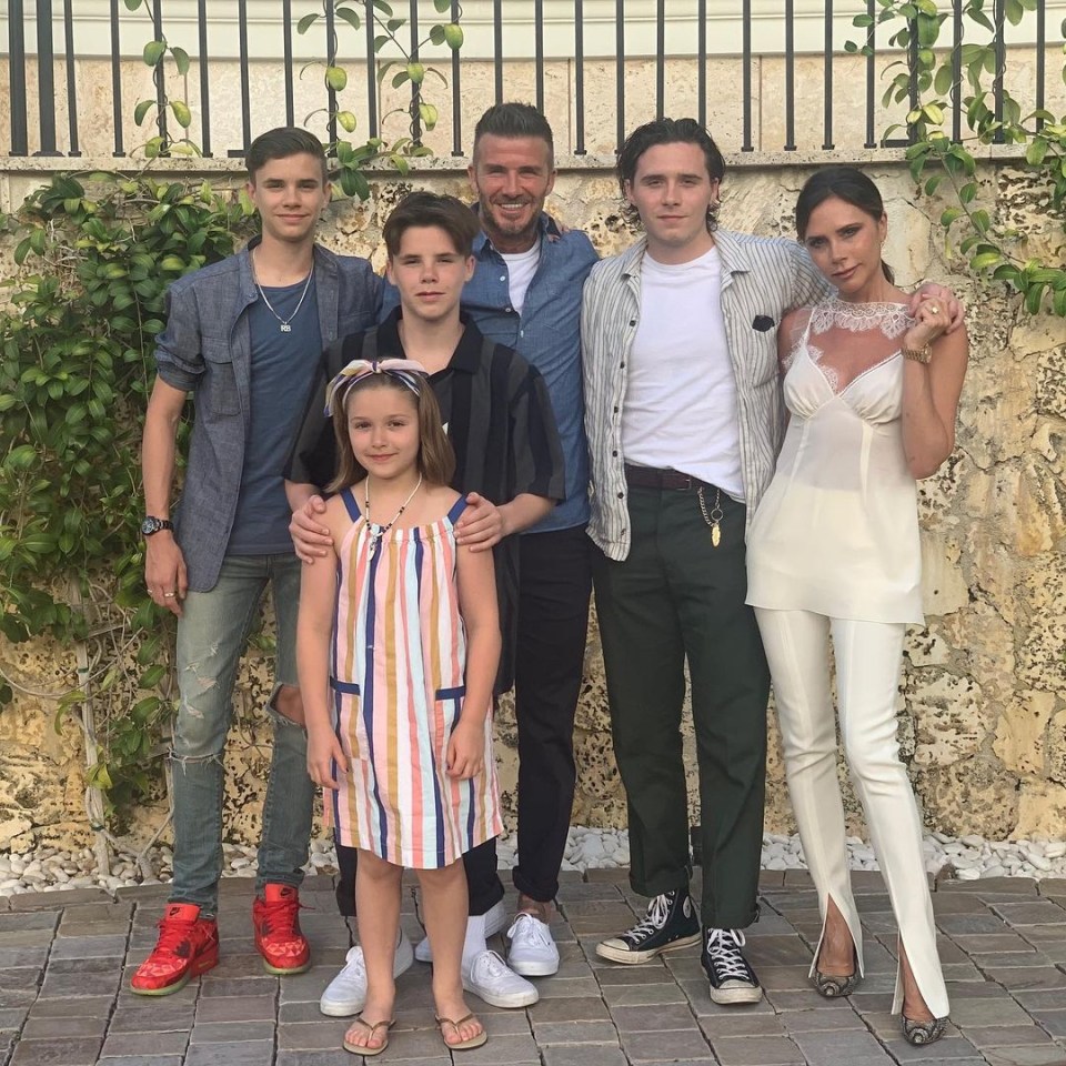 David and Victoria Beckham, pictured with their children, are one of Britain’s biggest power couples