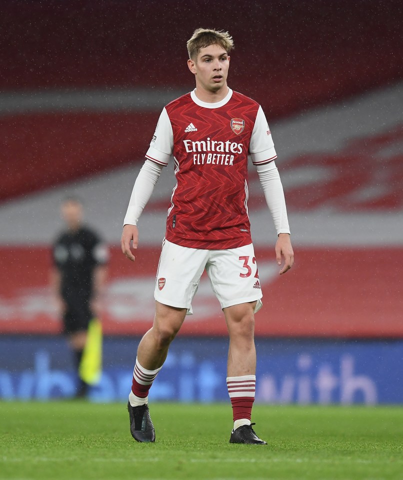 Emile Smith Rowe’s form has proved particularly pleasing for Mikel Arteta