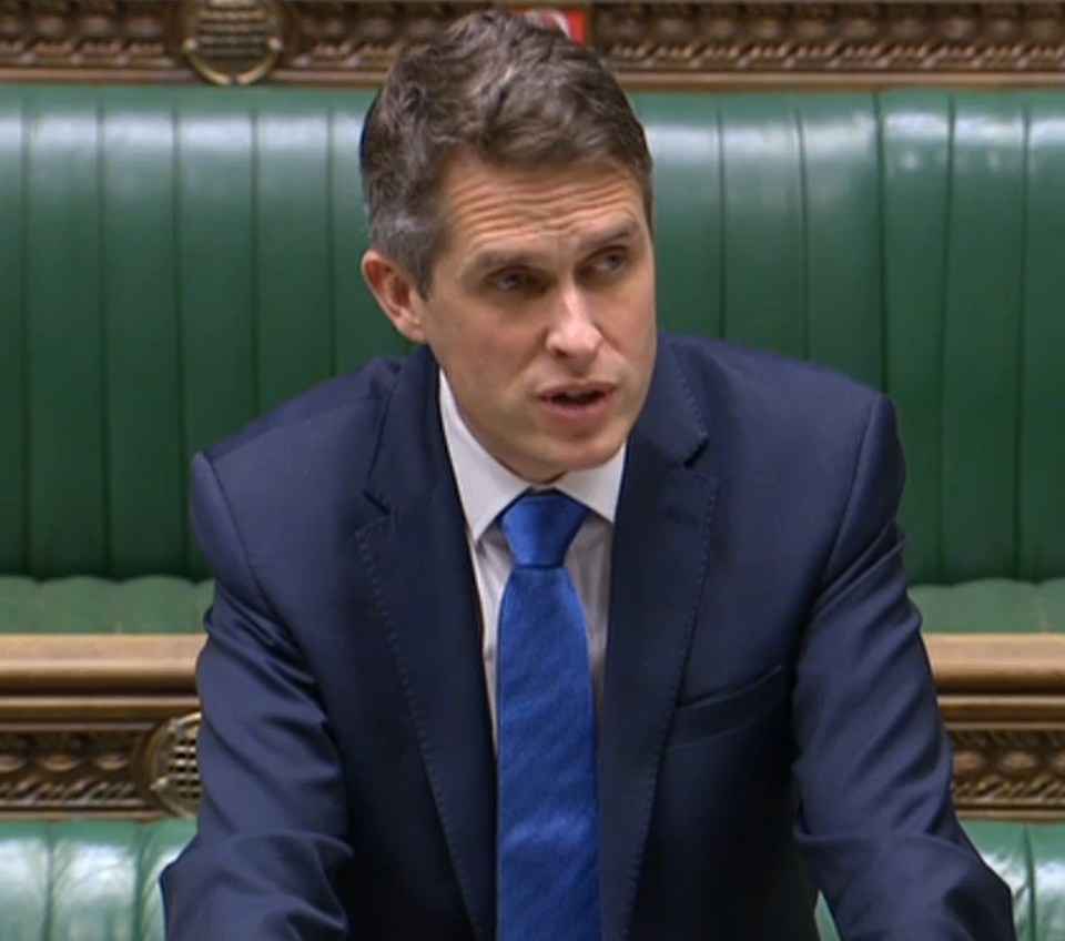 Education Secretary Gavin Williamson will make an announcement in Parliament tomorrow 