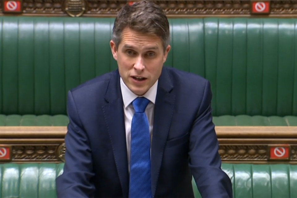 Education Secretary Gavin Williamson says primary schools in London will remain shut 