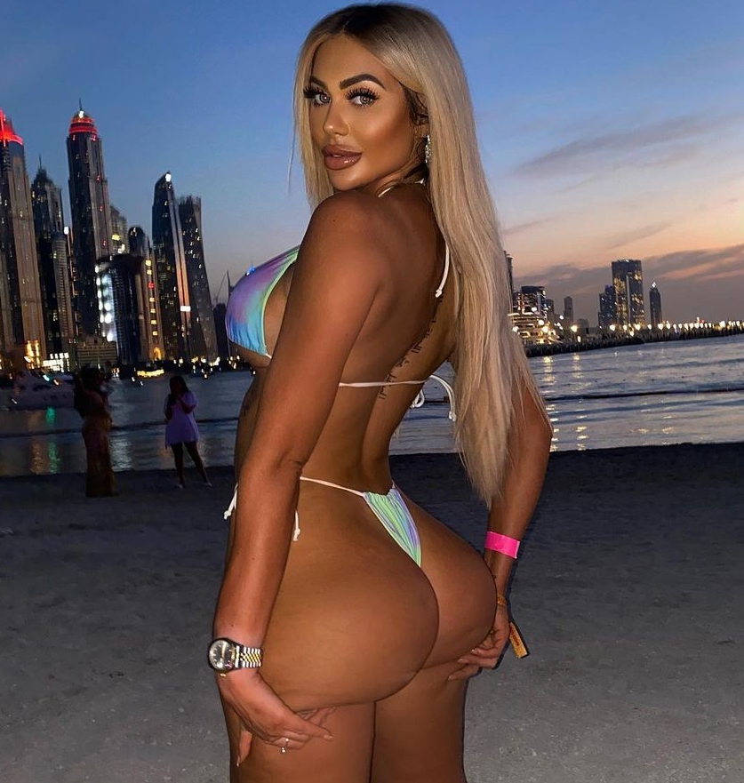 Chloe Ferry is one of the influencers to travel to Dubai recently