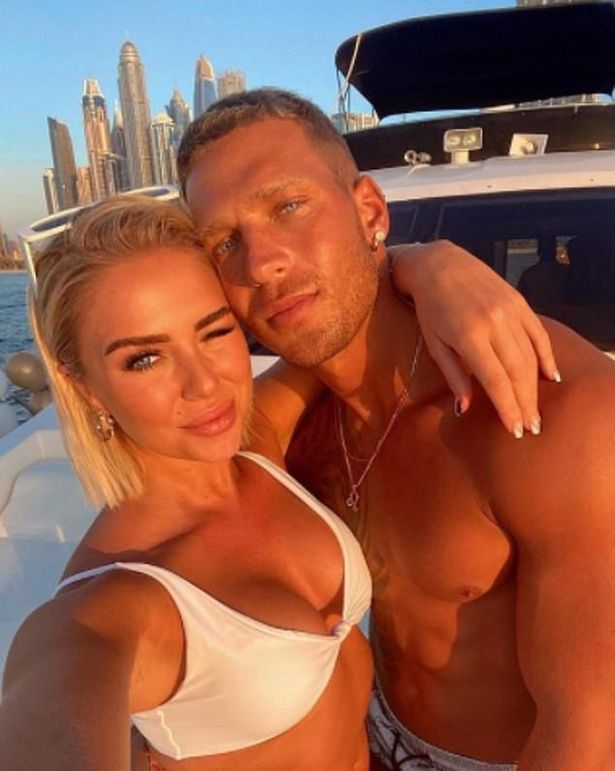 Love Island star Gabby Allen in Dubai with her boyfriend 