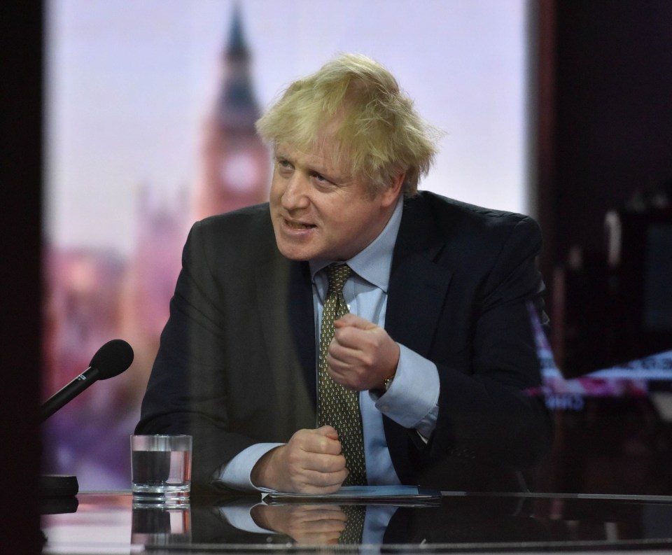 Boris Johnson appeared on the Andrew Marr show this morning