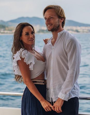 Ivan Rakitic first set eyes on Raquel Mauri when she worked in a coffee shop