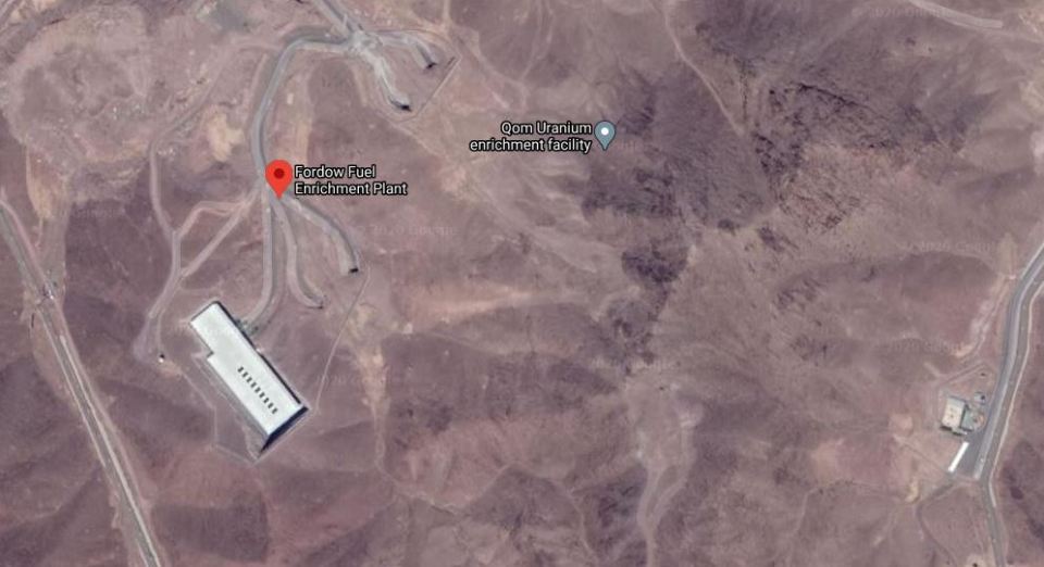 The facility in Fordo where Iranians are ramping up their Uranium production