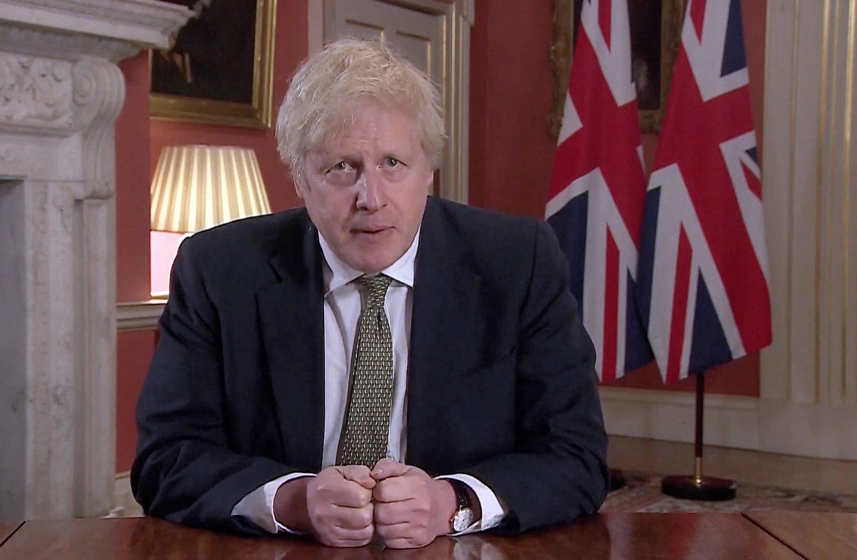 Boris Johnson announced the new lockdown on Monday - the new measures will be in place at least until mid-February