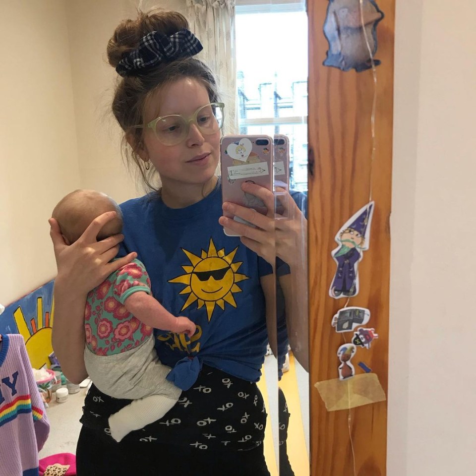 Harry Potter star Jessie Cave has revealed her baby has tested positive for coronavirus