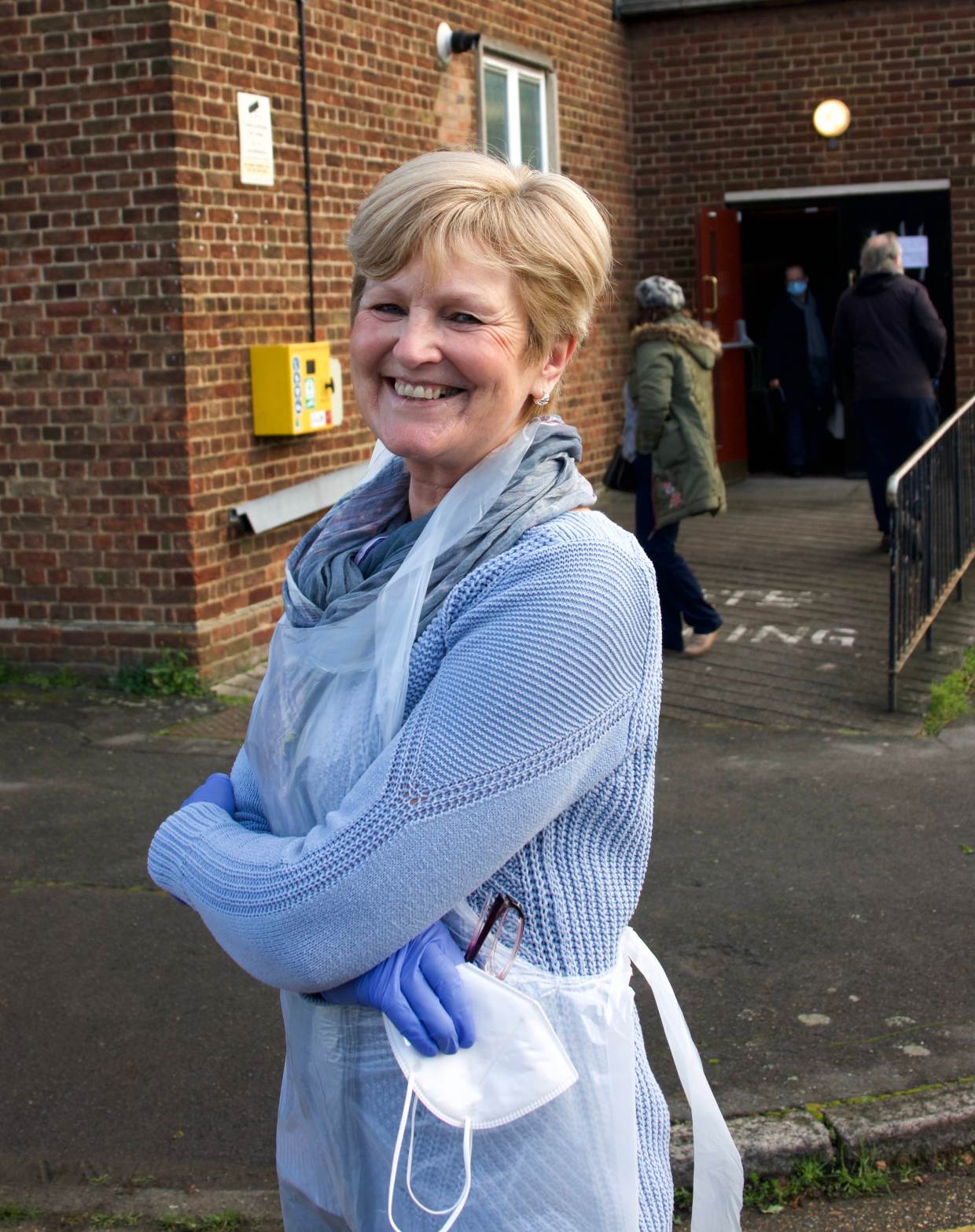 Fiona Pleasant has been working as a volunteer at her local community hall in Woodford, east London