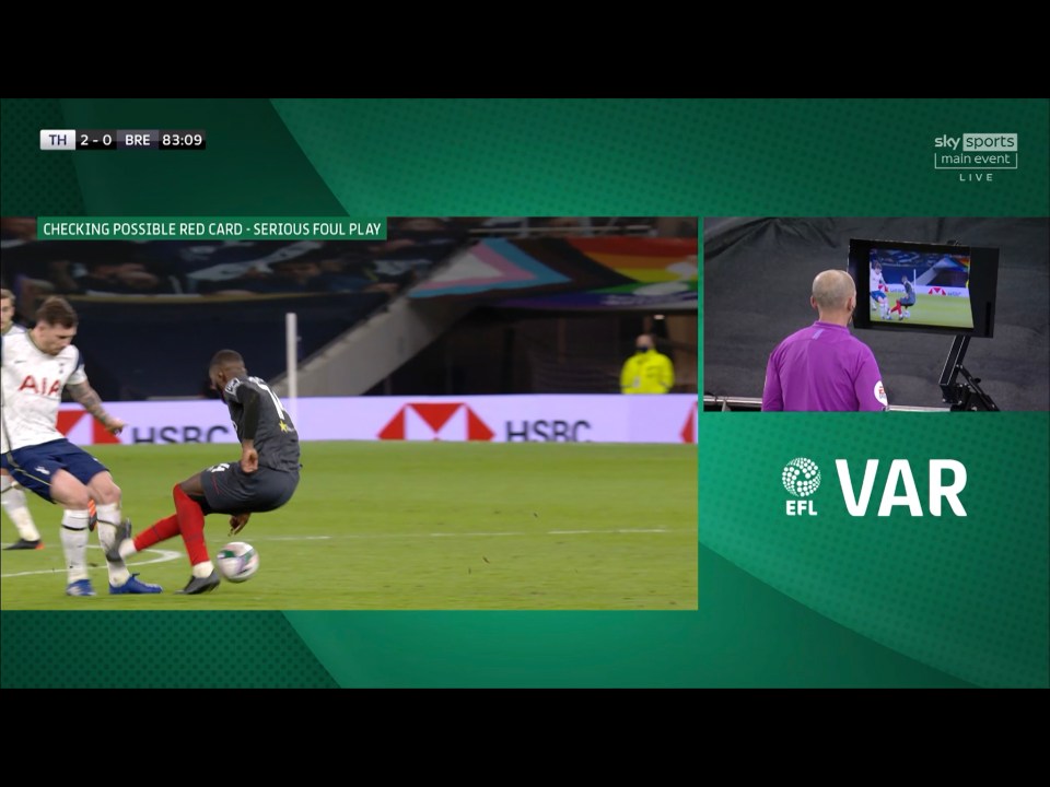 Mike Dean checked the VAR monitor and immediately changed his mind