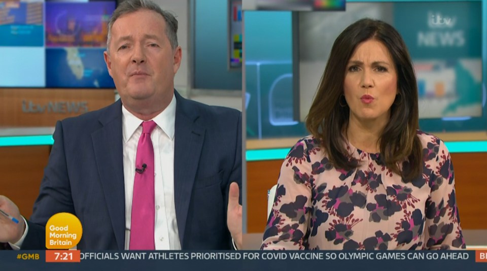 Susanna Reid argued GMB 'shouldn't give her a platform'