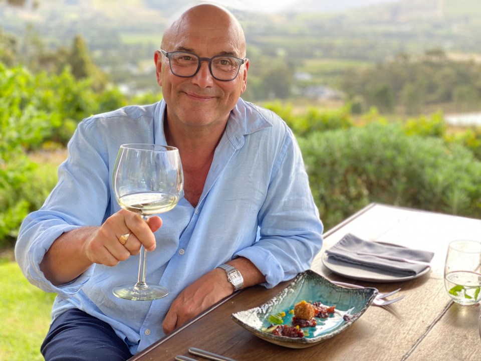 Gregg is also fronting his new series South Africa with Gregg Wallace on ITV 