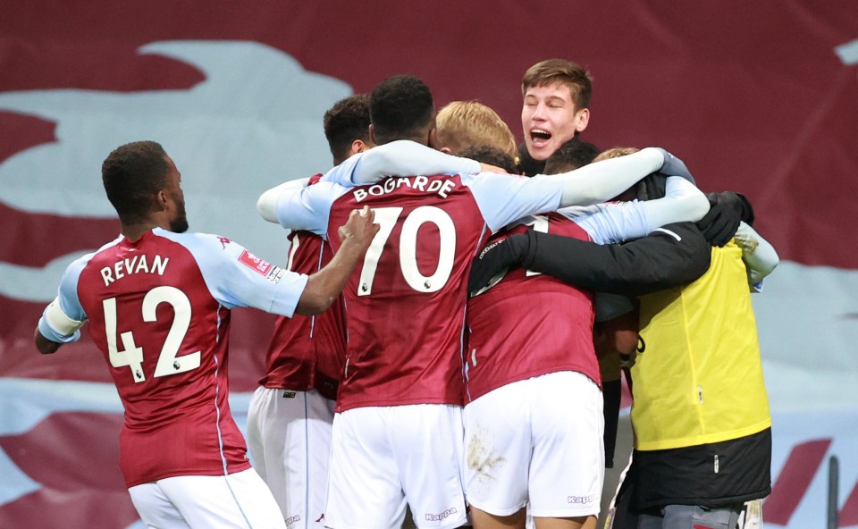 Villa's young side had stunned Liverpool by going into half-time level