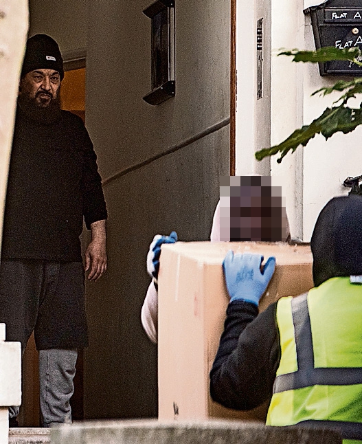 The convicted terrorist, pictured at his £1million home, was granted early ‘mercy release’ from a US prison