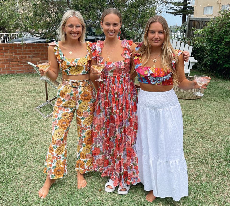 Millie Slennett with her sisters Ellyanne on Rosie, who she was having fun with on Christmas Day