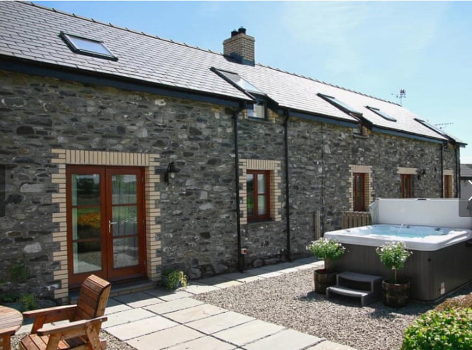 Up to four people can stay in this converted barn