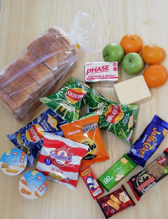 Parents shared pictures of paltry free school meal parcels  earlier this week