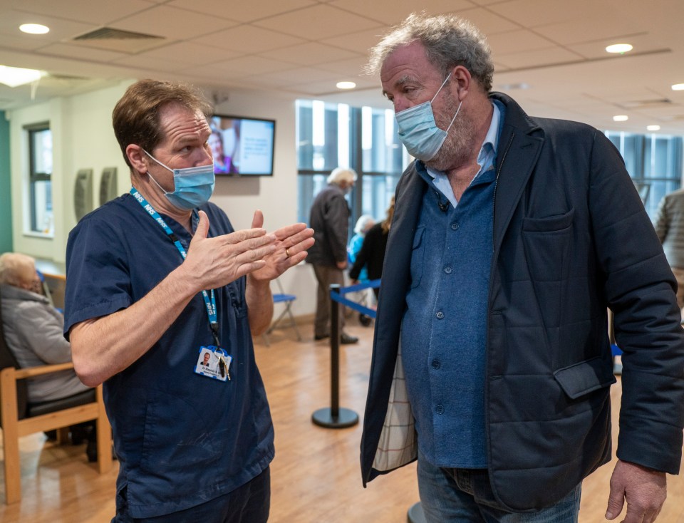 The telly favourite spoke to Dr Smith at the Windrush Medical ­Practice in Witney, Oxfordshire