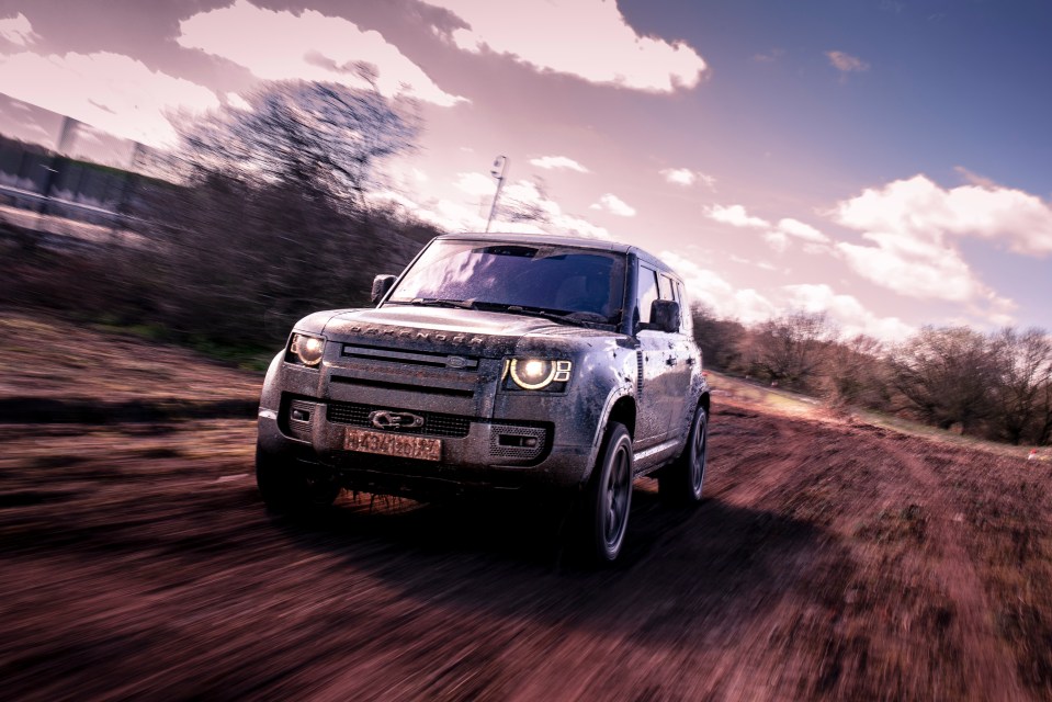 Expect to see a pulse-racing car chase featuring at least three rugged Defender X models